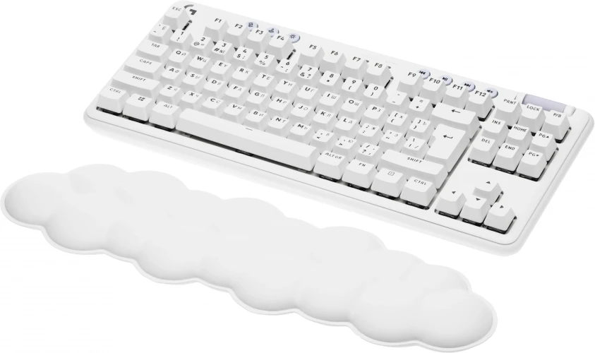 Клавиатура Logitech G715 TKL механическая белый USB беспроводная BT/Radio Multimedia for gamer LED (подставка для запястий) (920-010464)