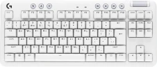 Клавиатура Logitech G715 TKL механическая белый USB беспроводная BT/Radio Multimedia for gamer LED (подставка для запястий) (920-010464)