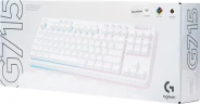 Клавиатура Logitech G715 TKL механическая белый USB беспроводная BT/Radio Multimedia for gamer LED (подставка для запястий) (920-010464)