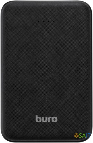 Мобильный аккумулятор Buro T4-10000 10000mAh 10W 2A 2xUSB-A черный (T4-10000-BK)