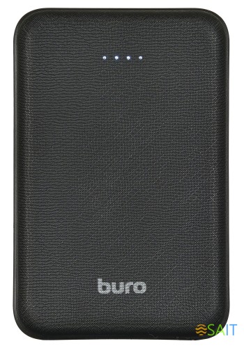 Мобильный аккумулятор Buro T4-10000 10000mAh 10W 2A 2xUSB-A черный (T4-10000-BK)