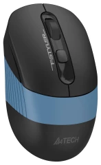 Мышь A4Tech Fstyler FB10C черный/синий оптическая 2000dpi беспров. BT/Radio USB 4but (FB10C ASH BLUE)