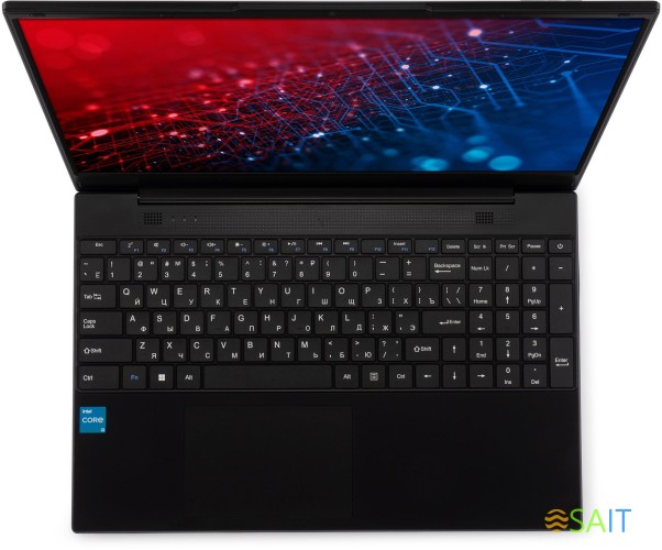 Ноутбук IRU Калибр 15TLG Core i3 1115G4 8Gb SSD256Gb Intel UHD Graphics G4 15.6" IPS FHD (1920x1080) Windows 11 trial (для ознакомления) black WiFi BT Cam 4000mAh (1911352)
