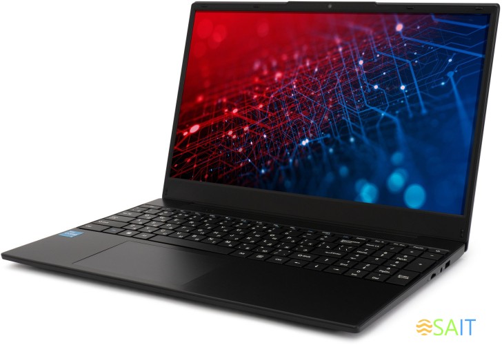Ноутбук IRU Калибр 15TLG Core i3 1115G4 8Gb SSD256Gb Intel UHD Graphics G4 15.6" IPS FHD (1920x1080) Windows 11 trial (для ознакомления) black WiFi BT Cam 4000mAh (1911352)