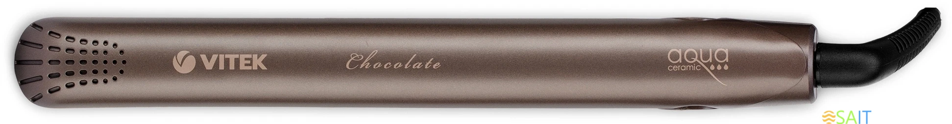 Выпрямитель Vitek VT-2307 38Вт шоколадный макс.темп.:200С покрытие:керамическое