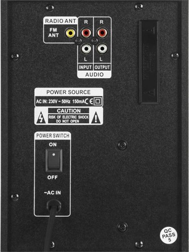 Колонки Sven MS-1821 2.1 черный 40Вт BT