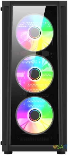 Корпус Bloody BD-CC120F черный без БП ATX 8x120mm 1xUSB2.0 1xUSB3.0 audio bott PSU