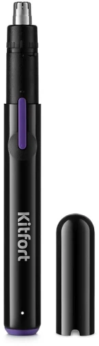 Триммер Kitfort KT-3104 черный 5Вт (насадок в компл:1шт)