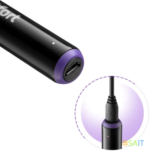 Триммер Kitfort KT-3104 черный 5Вт (насадок в компл:1шт)