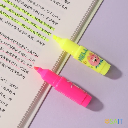 Набор текстовыделителей Deli EU611 скошенный пиш. наконечник 1-5мм 6цв. ассорти (6шт.)