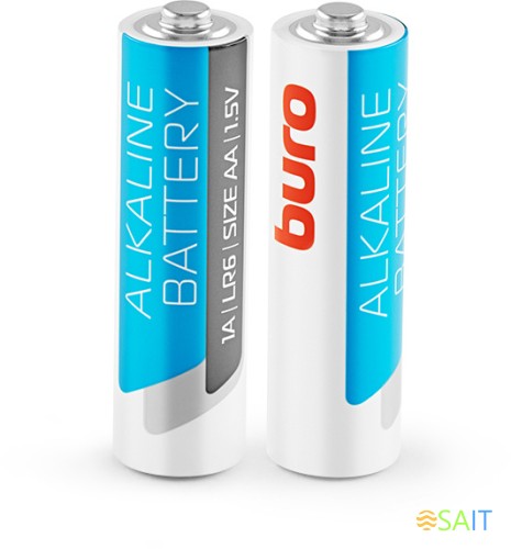 Батарея Buro Alkaline LR6 AA (2шт) блистер