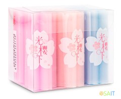 Ластик Deli 71136 22х22х55мм ПВХ ассорти