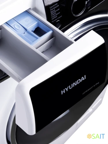 Стиральная машина Hyundai WFE8407 класс: A+++ загр.фронтальная макс.:8кг белый инвертор