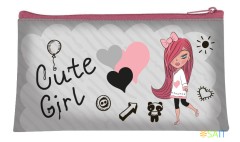 Пенал-косметичка Silwerhof 850949 Модница 1отд. 190х105мм текстиль