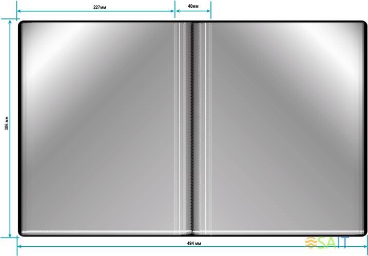 Папка с 80 прозр.вклад. Бюрократ -BPV80BLCK A4 пластик 0.8мм торц.карм с бум. встав черный