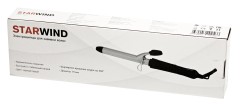 Щипцы Starwind SHE7500 25Вт черный макс.темп.:200С покрытие:керамическое