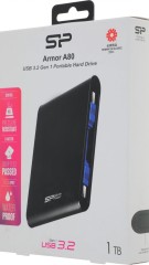 Жесткий диск Silicon Power USB3.0 1TB SP010TBPHDA80S3K A80 Armor 2.5" черный