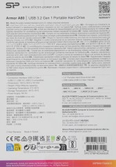 Жесткий диск Silicon Power USB3.0 1TB SP010TBPHDA80S3K A80 Armor 2.5" черный