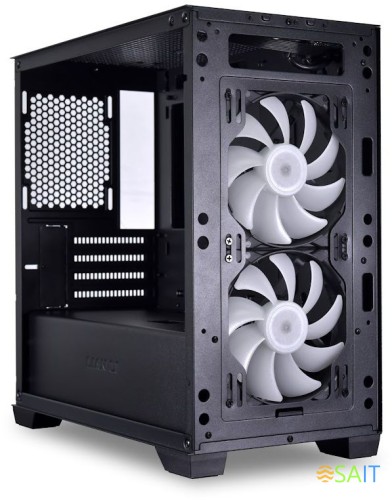 Корпус Lian-Li Lancool 205M Mesh черный без БП mATX 3x120mm 2x140mm 2xUSB3.0 audio bott PSU