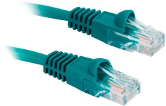 Патч-корд Buro UTP 4 пары cat.5E CCA molded 5м зеленый RJ-45 (m)-RJ-45 (m)