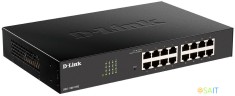 Коммутатор D-Link DGS-1100-16V2/A (L2) 16x1Гбит/с управляемый