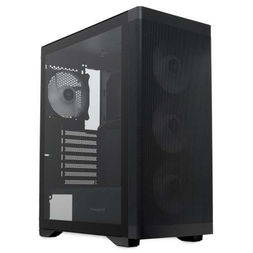 Корпус без блока питания HSPD M520-TGBK-ARGB
