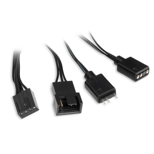 Корпус без блока питания HSPD M520-TGBK-ARGB