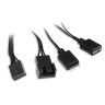 Корпус без блока питания HSPD M520-TGBK-ARGB