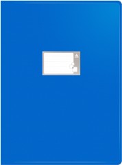 Папка с 20 прозр.вклад. Бюрократ -BPV20A3BLUE A3 пластик 0.8мм синий