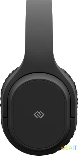 Гарнитура накладные Digma BT-18 черный беспроводные bluetooth оголовье (BT18B)