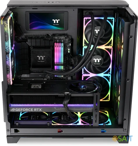Корпус Thermaltake View 390 Air черный без БП ATX 9x120mm 2x140mm 2x200mm 2xUSB3.0 audio bott PSU