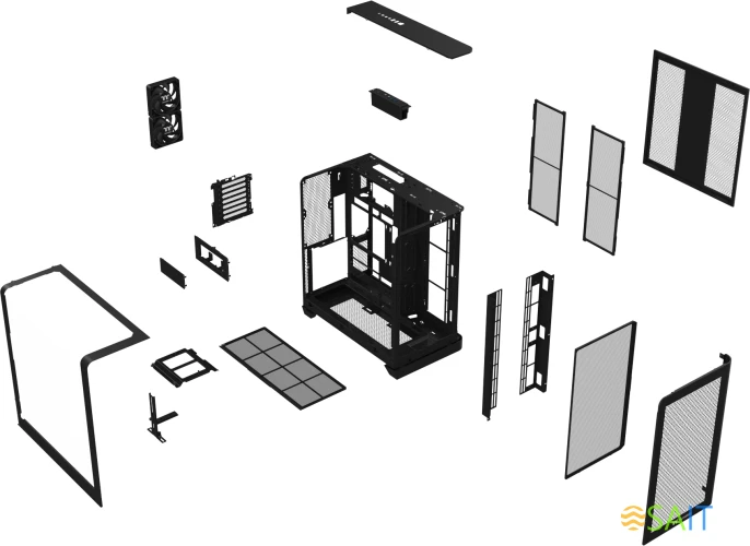 Корпус Thermaltake View 390 Air черный без БП ATX 9x120mm 2x140mm 2x200mm 2xUSB3.0 audio bott PSU