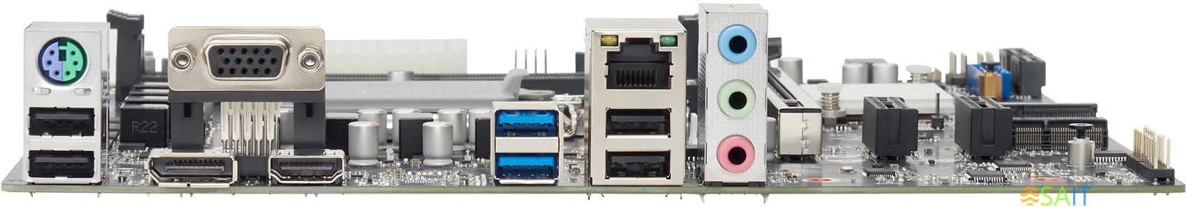 Материнская плата IRU H610M-VHD/D4M.2 Soc-1700 Intel H610 2xDDR4 mATX AC`97 6ch(5.1) GbLAN+VGA+HDMI+DP