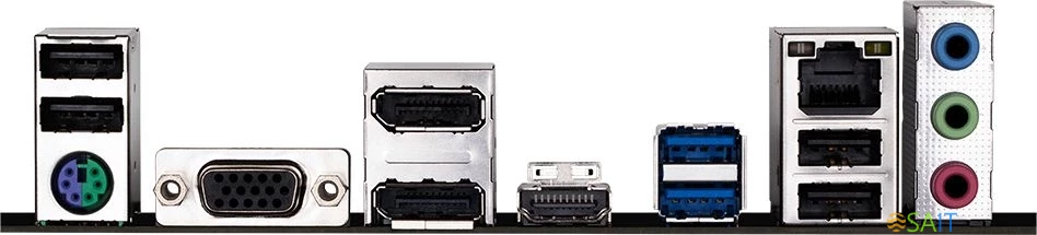 Материнская плата Gigabyte H610M S2H V2 Soc-1700 Intel H610 2xDDR5 mATX AC`97 8ch(7.1) GbLAN+VGA+HDMI+DP