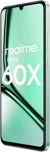 Смартфон Realme RMX3938 Note 60х 64Gb 3Gb зеленый моноблок 3G 4G 2Sim 6.74" 720x1600 Android 14 8Mpix 802.11 a/b/g/n/ac GPS GSM900/1800 GSM1900 A-GPS microSD max2048Gb