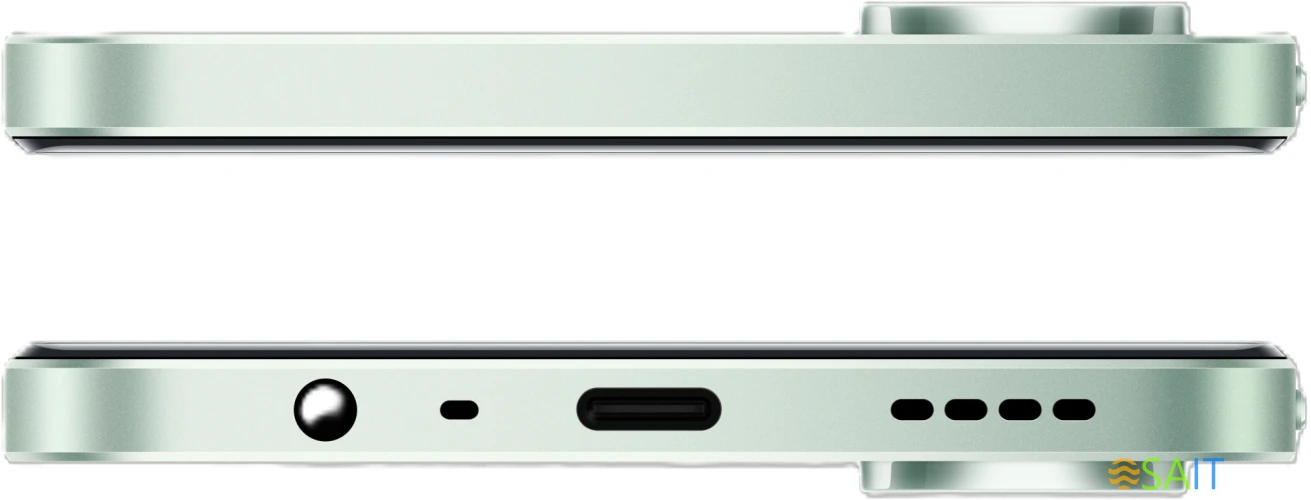 Смартфон Realme RMX3938 Note 60х 64Gb 3Gb зеленый моноблок 3G 4G 2Sim 6.74" 720x1600 Android 14 8Mpix 802.11 a/b/g/n/ac GPS GSM900/1800 GSM1900 A-GPS microSD max2048Gb