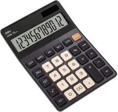 Калькулятор настольный Deli EM309 темно-серый 12-разр.