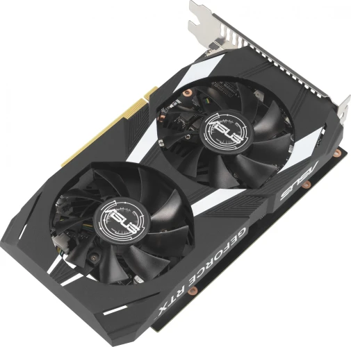 Видеокарта Asus PCI-E 4.0 DUAL-RTX3050-O6G NVIDIA GeForce RTX 3050 6Gb 96bit GDDR6 1507/14000 DVIx1 HDMIx1 DPx1 HDCP Ret