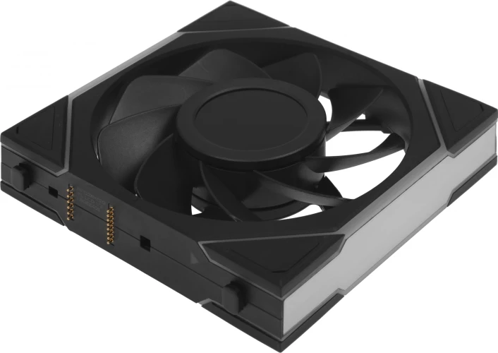 Вентилятор для корпуса Lian-Li Uni Fan TL Wireless LCD 120 LCD Reverse ARGB 120х124x28 черный 4-pin 31дБ (G99.12RTLLCD1W1B.R0) Ret