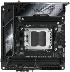 Материнская плата Asus ROG STRIX X670E-I GAMING WIFI Socket AM5 AMD X670 2xDDR5 mini-ITX AC`97 8ch(7.1) 2.5Gg RAID+HDMI