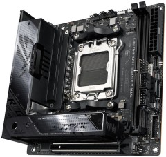 Материнская плата Asus ROG STRIX X670E-I GAMING WIFI Socket AM5 AMD X670 2xDDR5 mini-ITX AC`97 8ch(7.1) 2.5Gg RAID+HDMI