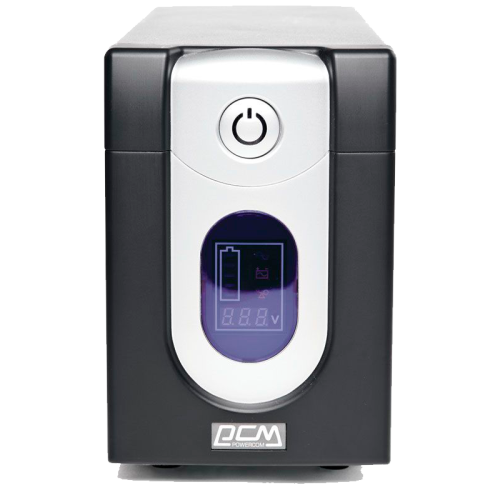 ИБП Powercom IMD-1025AP, LCD, линейно-интерактивный, 1025 ВA, 619 Вт, 4 розетки IEC320 C13 с резервным питанием, 2 розетки IEC320 C13 с фильтрацией, USB, защита RJ45/RJ11, ШхГхВ 130х382х192мм, 13.4 кг Powercom Imperial IMD-1025AP