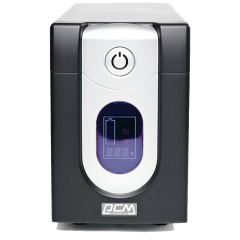ИБП Powercom IMD-1025AP, LCD, линейно-интерактивный, 1025 ВA, 619 Вт, 4 розетки IEC320 C13 с резервным питанием, 2 розетки IEC320 C13 с фильтрацией, USB, защита RJ45/RJ11, ШхГхВ 130х382х192мм, 13.4 кг Powercom Imperial IMD-1025AP