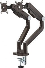 Кронштейн для мониторов Ultramounts UM733BR черный/коричневый 17"-32" макс.8кг крепление к столешнице поворот и наклон