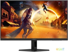 Монитор AOC 23.8&quot; Gaming 24G4XE черный IPS LED 1ms 16:9 HDMI M/M матовая 300cd 170гр/160гр 1920x1080 180Hz G-Sync FreeSync Premium Pro DP FHD 3.48кг