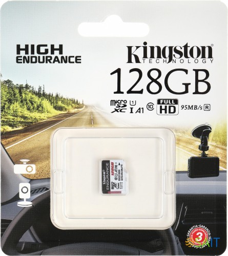 Флеш карта microSDXC 128GB Kingston SDCE/128GB High Endurance w/o adapter