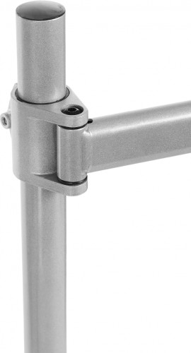 Кронштейн для монитора/ноутбука Cactus CS-VM-LH07-AL серебряный 13"-27" макс.8кг настольный поворот и наклон