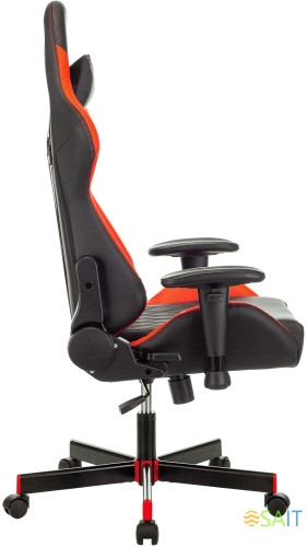 Кресло игровое A4Tech Bloody GC-870 черный/красный ромбик эко.кожа с подголов. крестов. металл