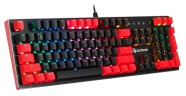 Клавиатура A4Tech Bloody B820N механическая черный/красный USB for gamer LED (B820N ( BLACK + RED))