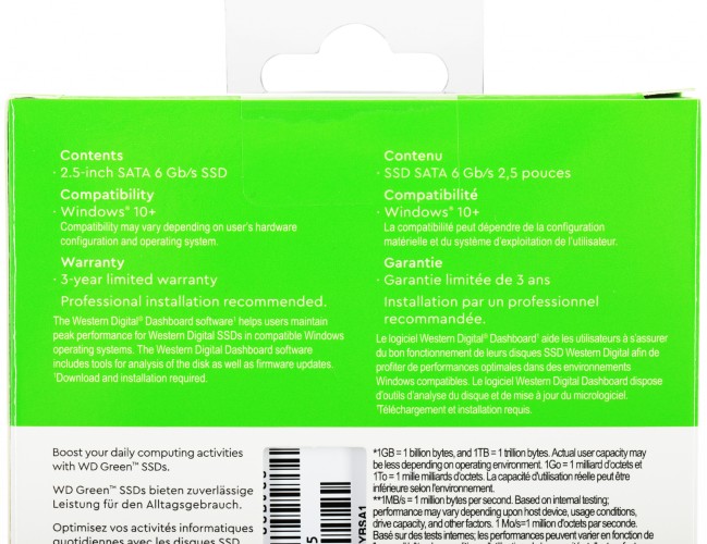 Накопитель SSD WD SATA-III 240GB WDS240G3G0A Green 2.5"